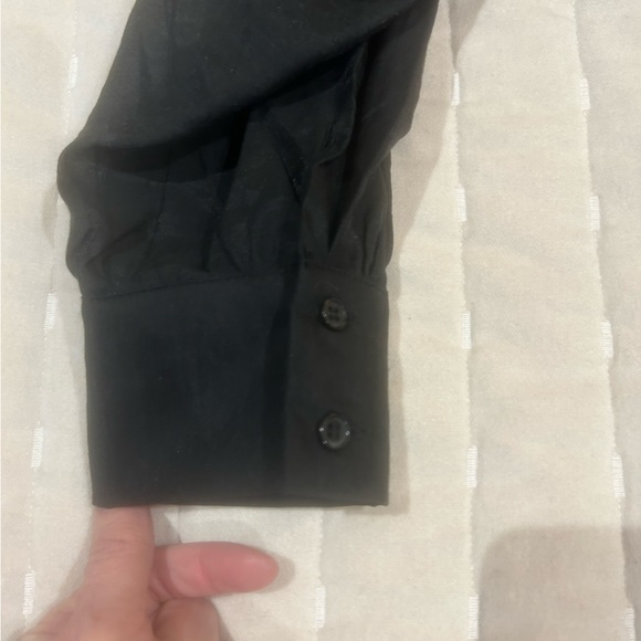 NWT!!  H&M Flounce Flounce Black Large L Sheer - Picture 7 of 8